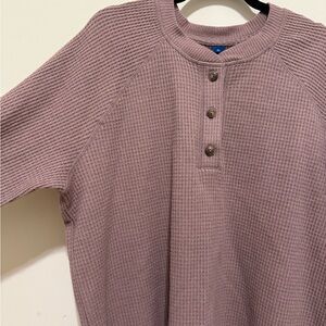 Old Navy Women’s Lavender Waffle Knit Henley